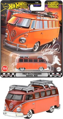 MATTEL Hot Wheels Boulevard '67 Volkswagen Samba Bus Orange HRT62