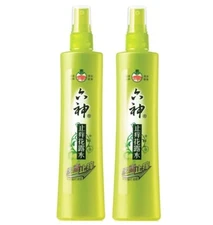 2 Bottles Liushen Flora Water Itching Relief Spray (180ml)  六神 花露水