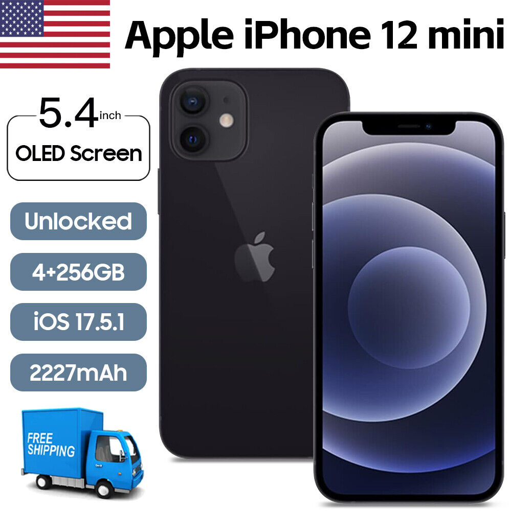 Apple iPhone 12 mini - 64 GB - Black (Unlocked) for sale