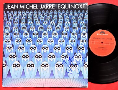 JEAN MICHEL JARRE   Equinoxe - LP - DE 1st. 1978 - SIGNED / AUTOGRAMM