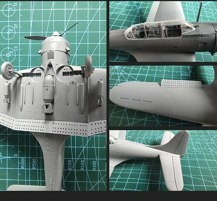 Flyhawk FH6001 1/72 Douglas SBD-3 Dauntless - Image 3 of 4