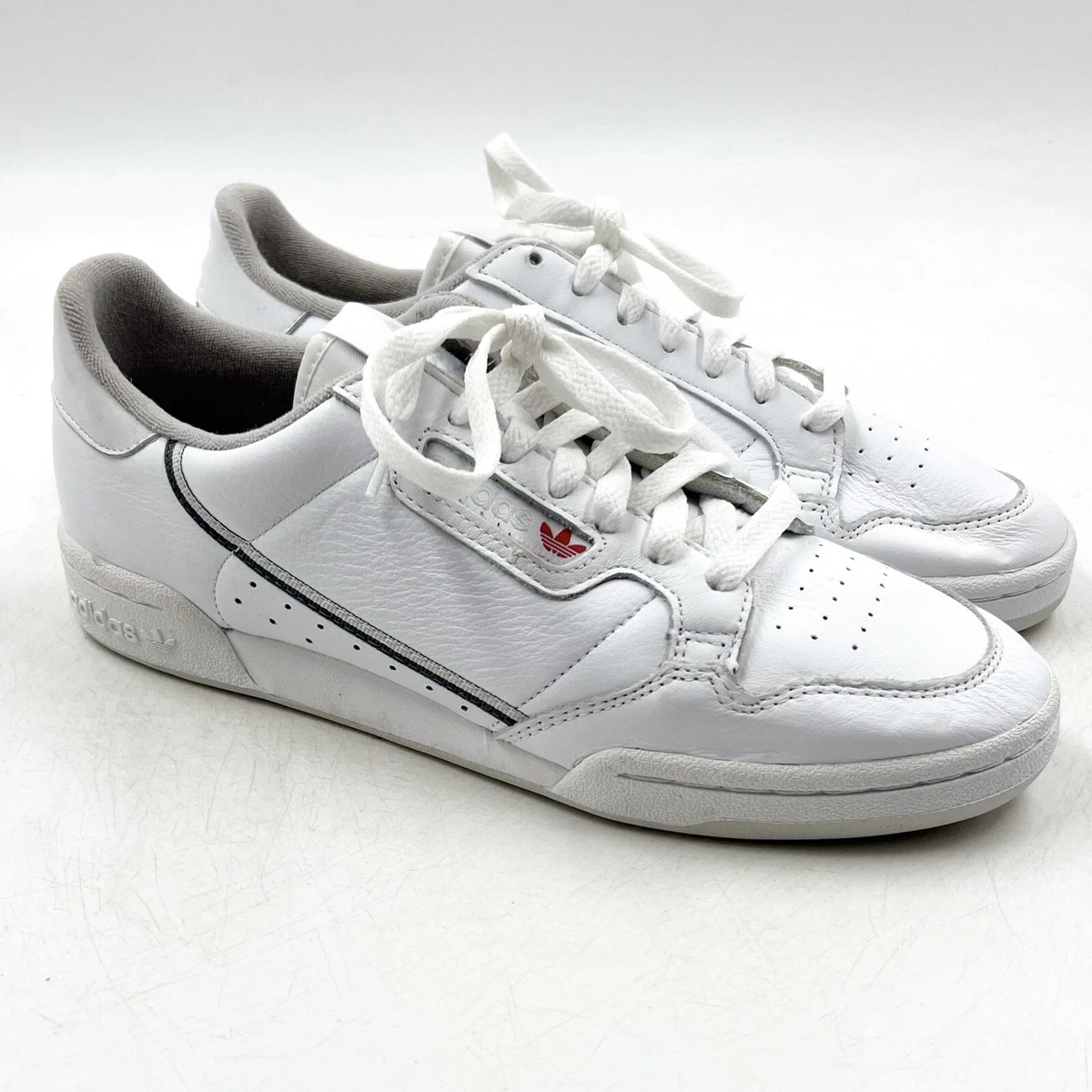 Barbero sol crédito Adidas Originals Continental 80 Mens Size 9 White Sneaker Shoes White Gray  NEW | eBay