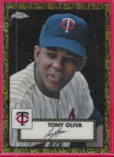 2021 Topps Chrome Platinum Anniversary Tony Oliva Black Gold #593 Twins 03 /10