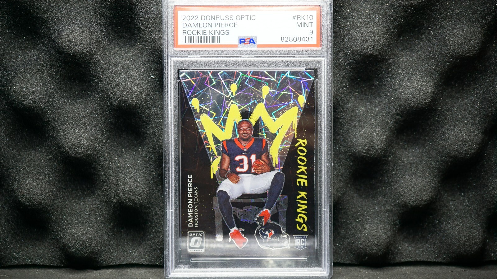 2022 Panini Donruss Optic Rookie Kings #RK-10 Dameon Pierce RC Houston Texans SP