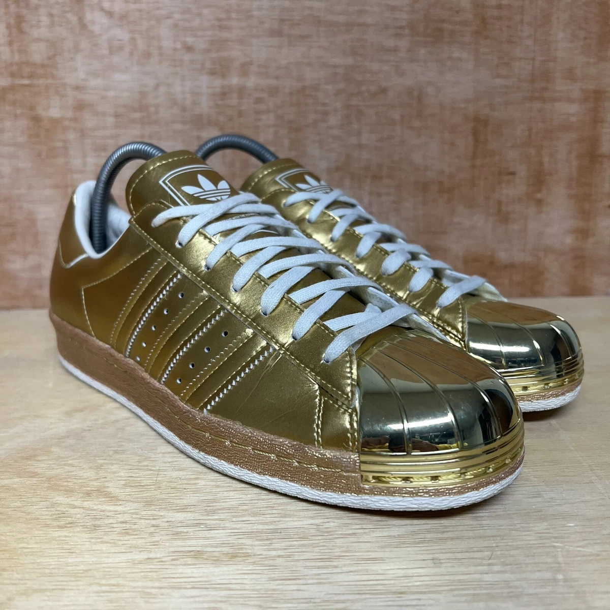 Adidas mens store gold shoes