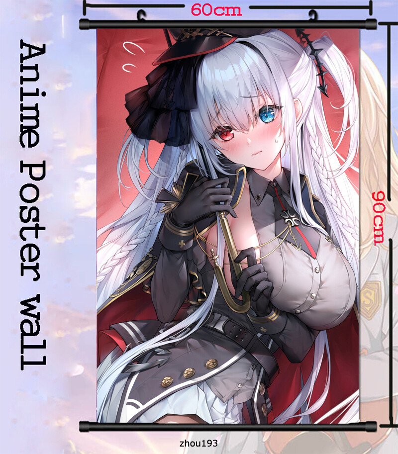 Hot Anime Azur Lane HD Print Art Wall Scroll Poster Home Decor