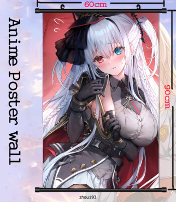 Hot Anime Azur Lane HD Print Art Wall Scroll Poster Home Decor