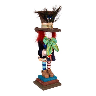 Kurt S. Adler, Inc. HA0381 Kurt Adler 18'' Hollywood Mad Hatter Nutcracker, Mu...