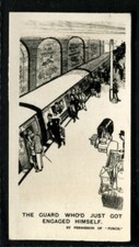Tobacco Card, Rothmans, PUNCH JOKES, 1935, Magazine Cartoon, #36