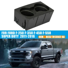 Front Center Console Cup Holder For Ford F250 F350 F450 F550 Super Duty 11-16