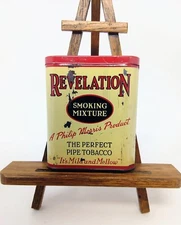 Vintage Empty Revelation Smoking Tobacco Tin by Philip Morris Pocket Tin
