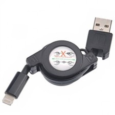 iPHONE 11 12 13 14 Pro 7 8 XS Max RETRACTABLE USB CABLE FAST CHARGER POWER CORD
