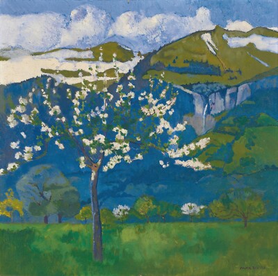 Max Buri : Spring Landscape : Archival Quality Art Print 13x19
