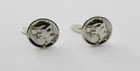Georg Jensen 1990s Sterling Silver Cufflinks 16.97gr Bull Motif