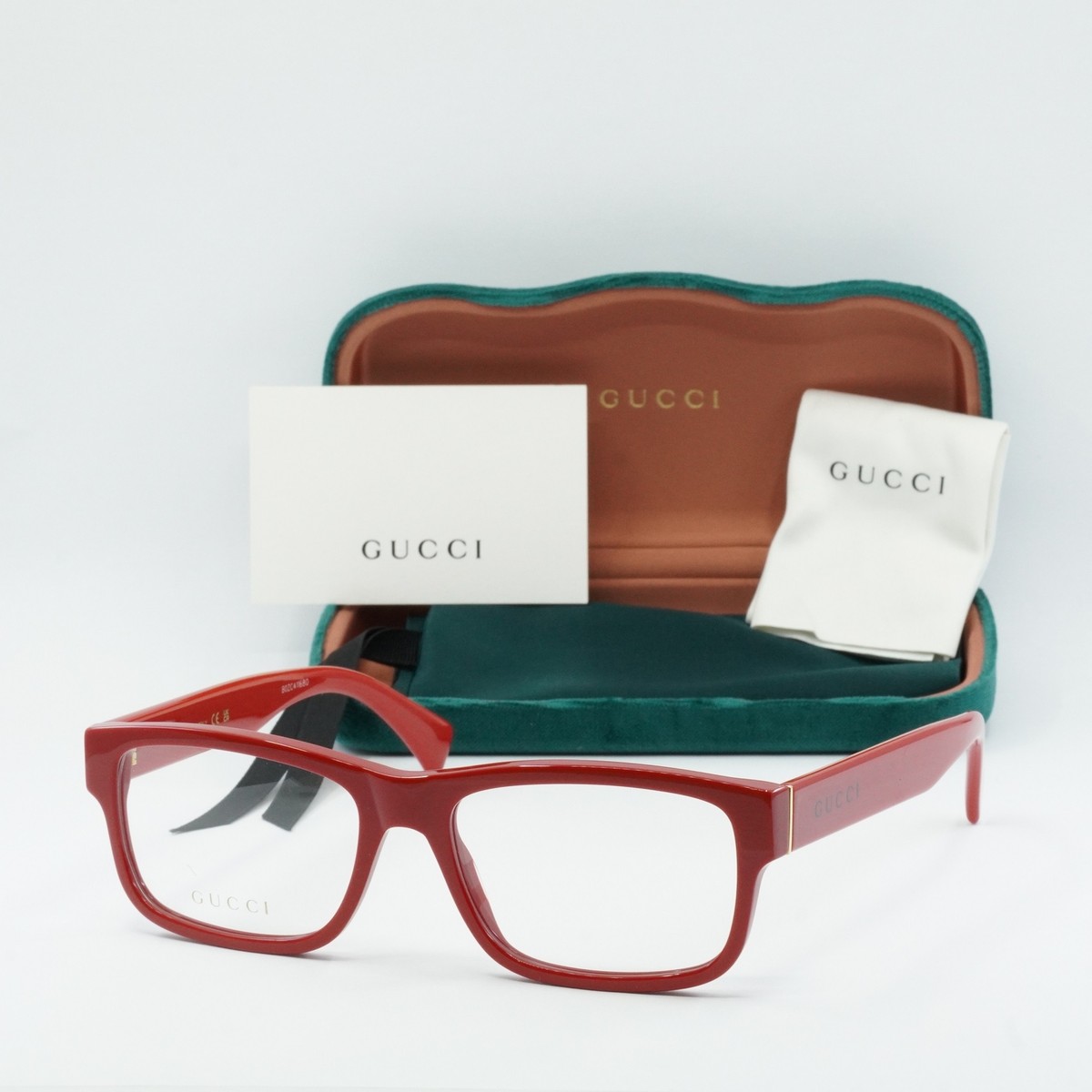 Vision Glasses Red Gucci Prescription Glasses Gucci GG1581O 003
