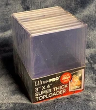 New 50Pcs  Top Loaders Cards Sleeves Toploaders Topload 3X4" 35Pt