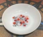 VTG Fire King Primrose Anchor Hocking Milk Glass Oven Ware 6.5” Cereal Bowl