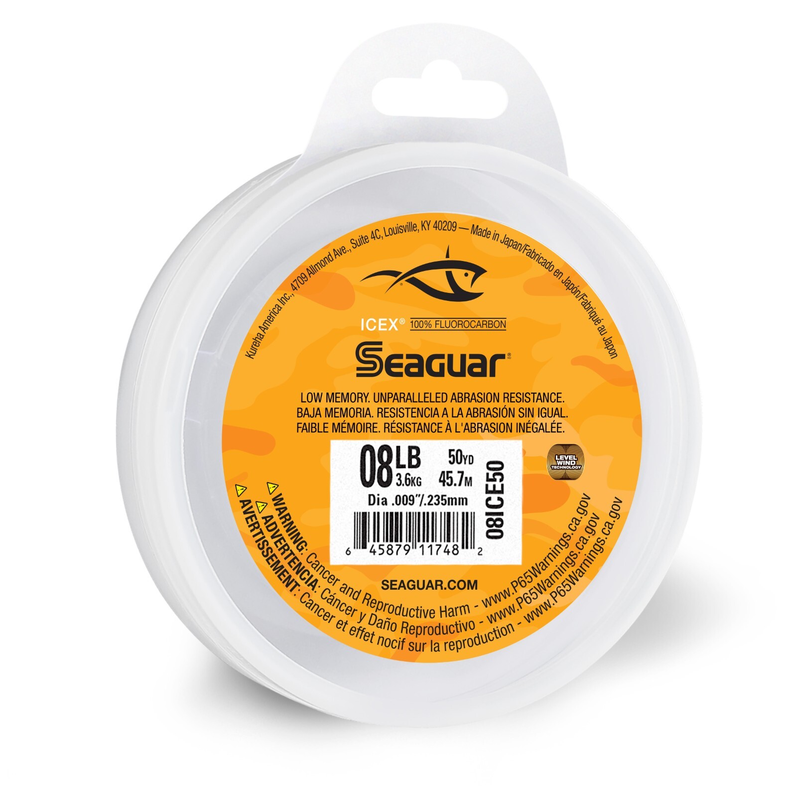 Seaguar IceX Fluorocarbon Line 50 Yard Leader Material Pick Any Pound