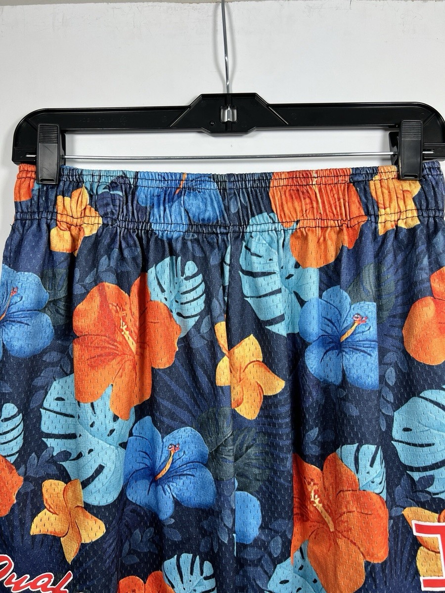 Short Inaka Power Floral – Bleu Et Orange – Homme – Taille L – État Parfait
