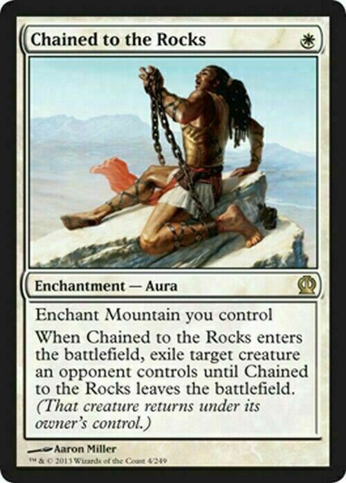 Chained to the Rocks ~ Theros [Excelente] [ Magic The Gathering]