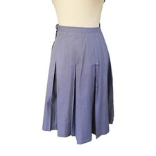 Vintage 1960s Lavender Pleated Skirt by Sporteens, 25 Inch Waist, XS