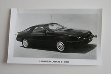 CHRYSLER LASER XE 2+2 1985 Official Press photo - Canada - ST501000318