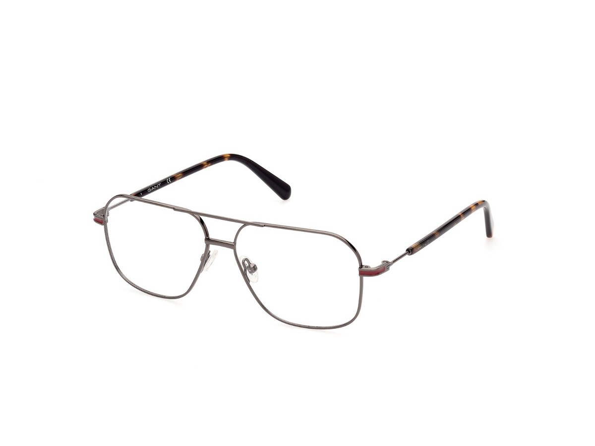 GANT GA3246 006 Dark Silver Aviator Optical Metal Eyeglasses Frame