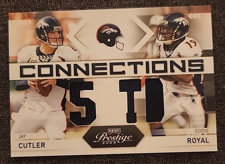 2009 Playoff Prestige Connections Jersey Relic ed /250 Jay Cutler