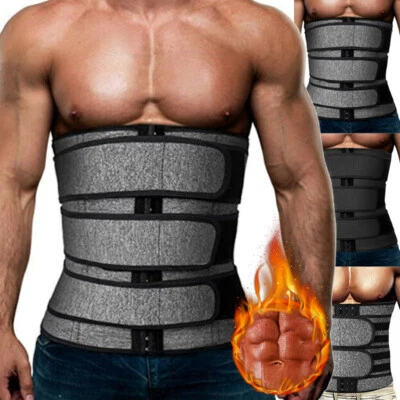 COMFREE Herren Trainer Korsett Schlank Waist Mieder Bauchweggürtel Shaper Gym Sport Gurt