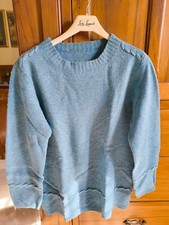 Maglione a girocollo e manica lunga, 70% lana, 30% viscosa, tg. M