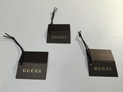 Set Of x3 - Tag Sticker Label Gucci - For Watches Montres - Etiquette | eBay