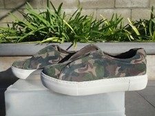 J/SLIDES J Slides Size 7M ALARA 1 Green Camo Leather Sneakers New Womens 7M