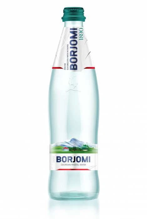 CARBONATED MINERAL WATER 500 ml GLASS - BORJOMI