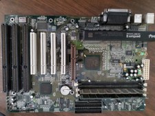 Intel Pentium 2 Clone Mother Board with CPU and memory - UNTESTED