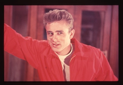 James Dean Rebel Without A Cause red jacket Vintage Duplicate 35mm Transparency