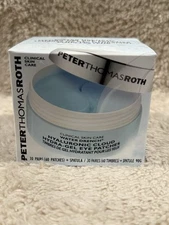 Peter Thomas Roth Water Drench Hydronic Cloud Hydra-Gel Eye Patches 60 Count NIB