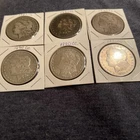 Lot Of (6) Silver Carson City Morgan Dollars