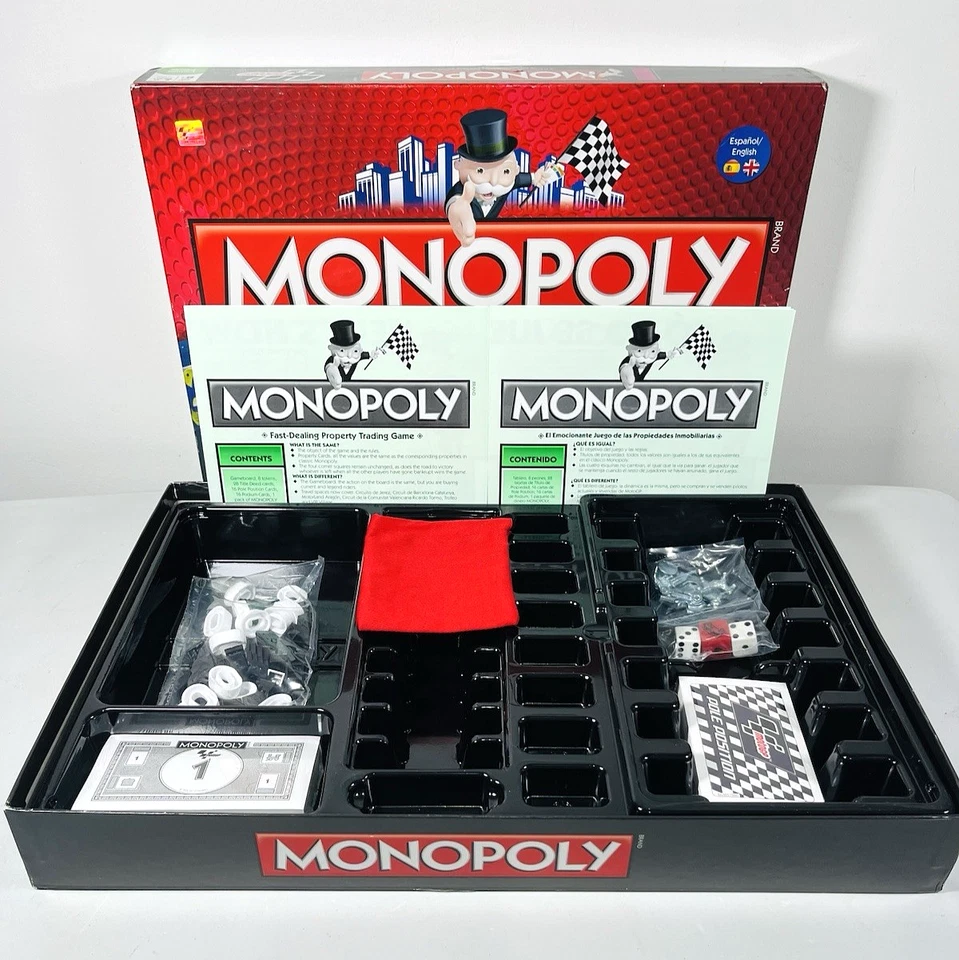 MotoGP Monopoly 2015 Board Game NEW Motorcycle Racing Moto GP English/Spanish - Image 3 of 4