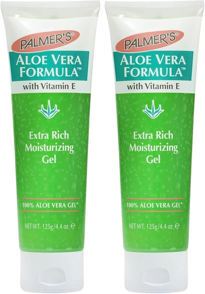 Double Pack Aloe Vera Moisturizing Gel 125g with Vitamin E - Luxurious Skin Care - image 3 of 4