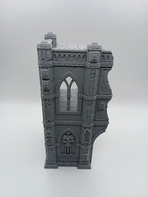 Gothic Sector 75 Modular Sci-Fi Ruins Building # 28 (32mm Scale) [PTO]