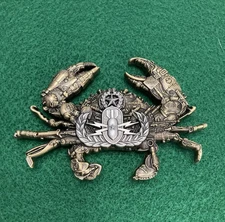 EOD Crab Challenge Coin. All Branches of Service. New Condition