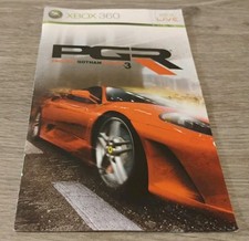Project Gotham Racing 3 Microsoft Xbox 360, 2005 Manual Only