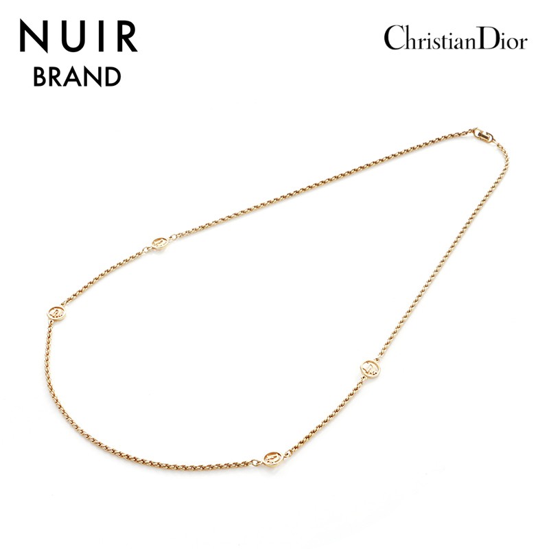 Dior Logo Necklace in Gold - Timeless Elegance & Luxury