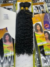 JANET COLLECTION   BOHEMIAN Bulk 100 Human Hair Braid 18" 24" FREE SHIPPING