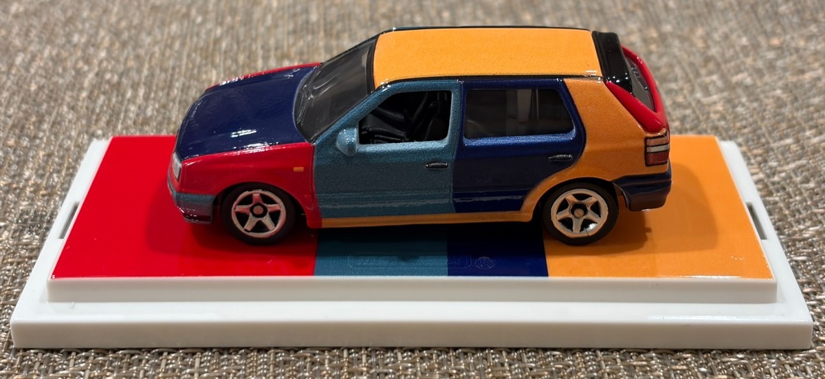 2024 Matchbox Mattel Creations Harlequin 1995 Volkswagen Golf MK3