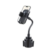 Car Cup Holder Phone Mount, 2 in 1 Adjustable 360 Rotation Vehicle Cellphone