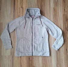 Avalanche Womens Outdoor Full Zip Fleece Jacket Size Large Heather Grey Pockets