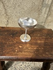 Coupe à glace, à cocktail, ancienne en métal argenté Wiskemann
