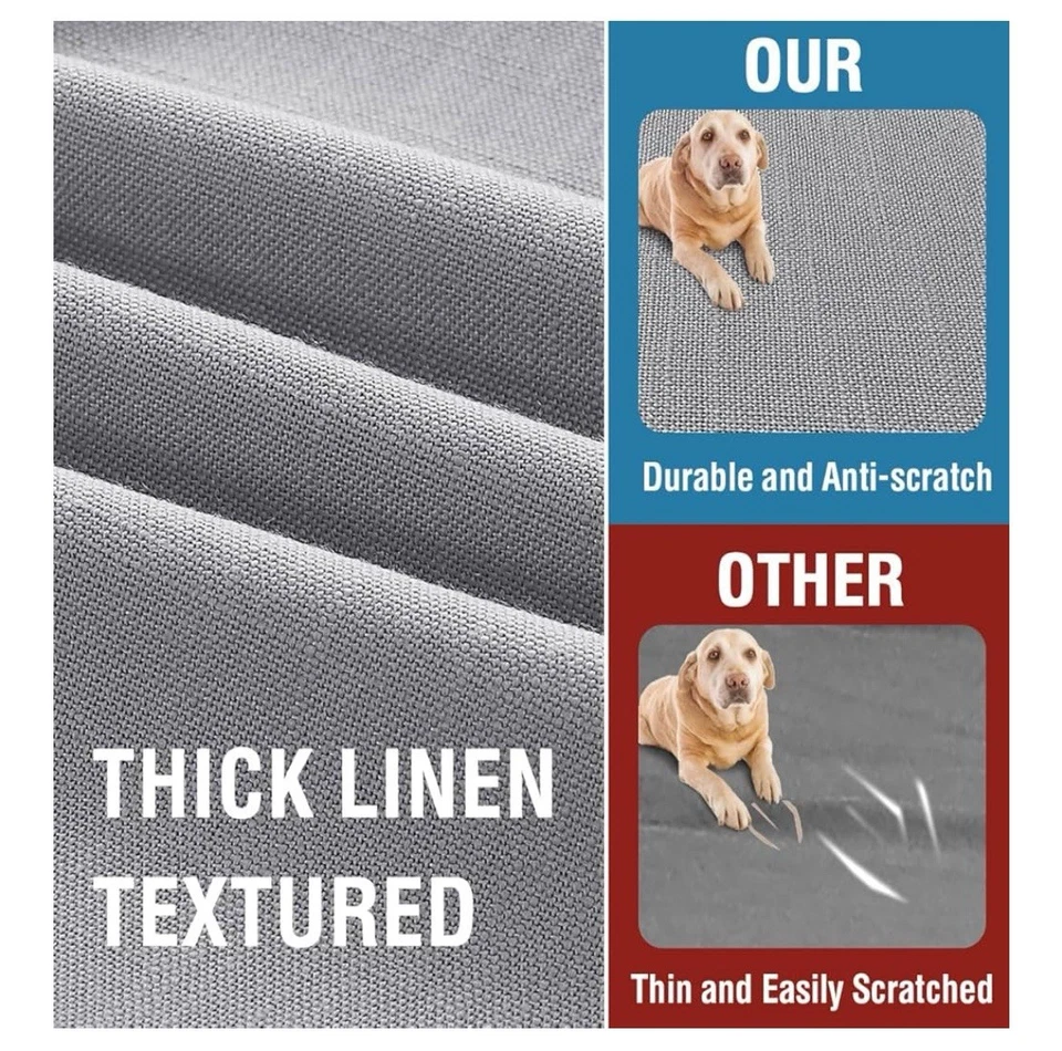 Fundas de cojín de asiento individual súper elásticas H.VERSAILTEX fundas de sofá Foto 4 de 4