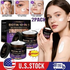 2x Biotin 10-in-1 Skin Restoration Cream, 2026 Professional Skin Treatment Cream